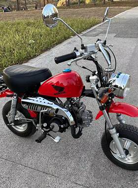 70-150CC两轮迷你摩托车成人汽油四冲程小型越野复古摩托骑行户外