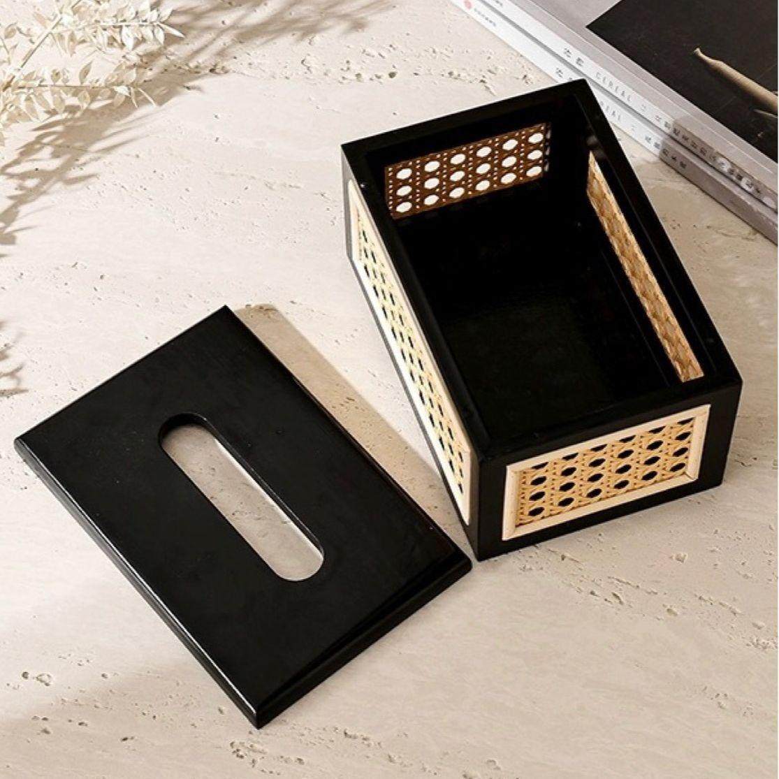 日式实木仿藤编纸巾盒高颜值藤编抽纸盒家居卧室客厅茶几纸抽盒,居家日用,其它,淘宝优惠券,粉丝福利购,淘宝优惠卷
