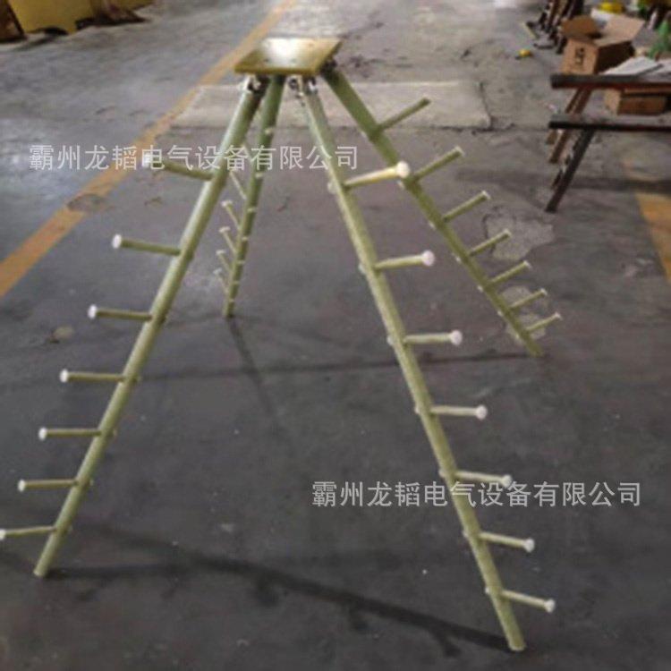 操作杆吊物四腿放置架绝缘工具置物插放架2米带电作业地面摆放架