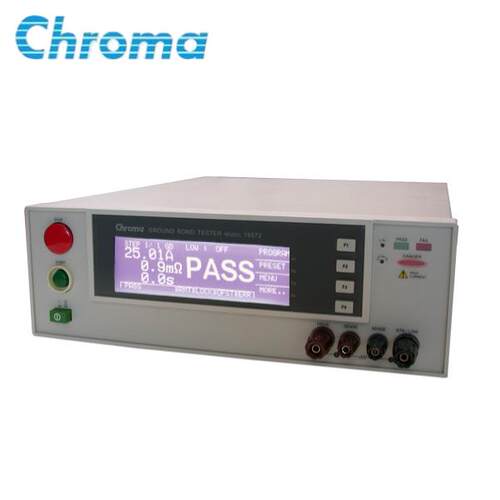 Chroma致茂19572接地连接测试器0.1~510mΩ3~45A50Hz/60Hz