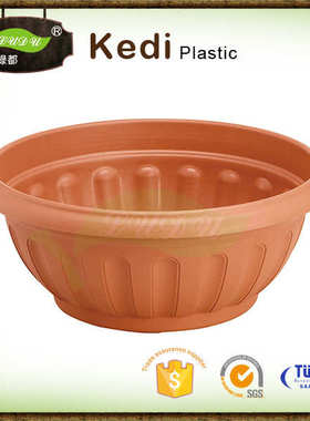 外贸厂家销售KD5504棕色黑色矮盆绿萝多肉园林种植盆塑料花盆容器