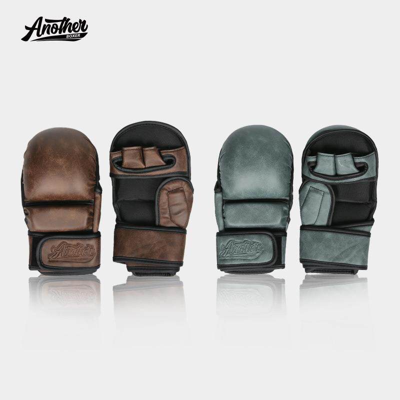 半指拳套mma专业训练拳套综合格斗陪练五指拳击手套儿童男女拳套