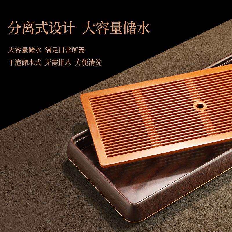德国电木茶盘家用茶台2025新款高端办公茶具干泡台排水储水一体盘
