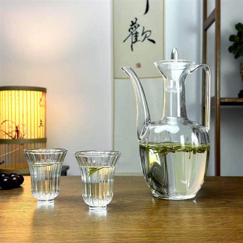 小青柑泡茶壶彷宋贵妃壶高颜值耐热玻璃茶具绿茶冷萃壶家用煮茶器