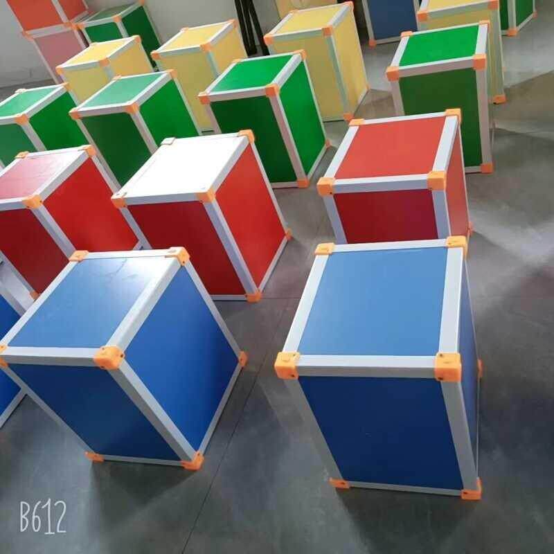 音乐教室凳子小学六面体音乐凳搭建舞台合唱凳舞台阶梯凳子