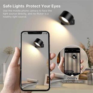 LED Wall Sconces light, 3 Brightness Levels 3 Color Modes Wa