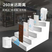 感应门铃无线门铃防控语音提示器店铺语音提示欢迎光临门铃感应器