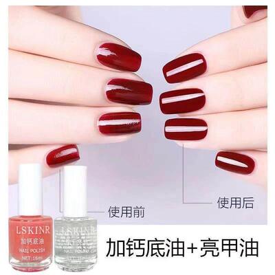 Clear nail polish Quick drying and glossy nail polish