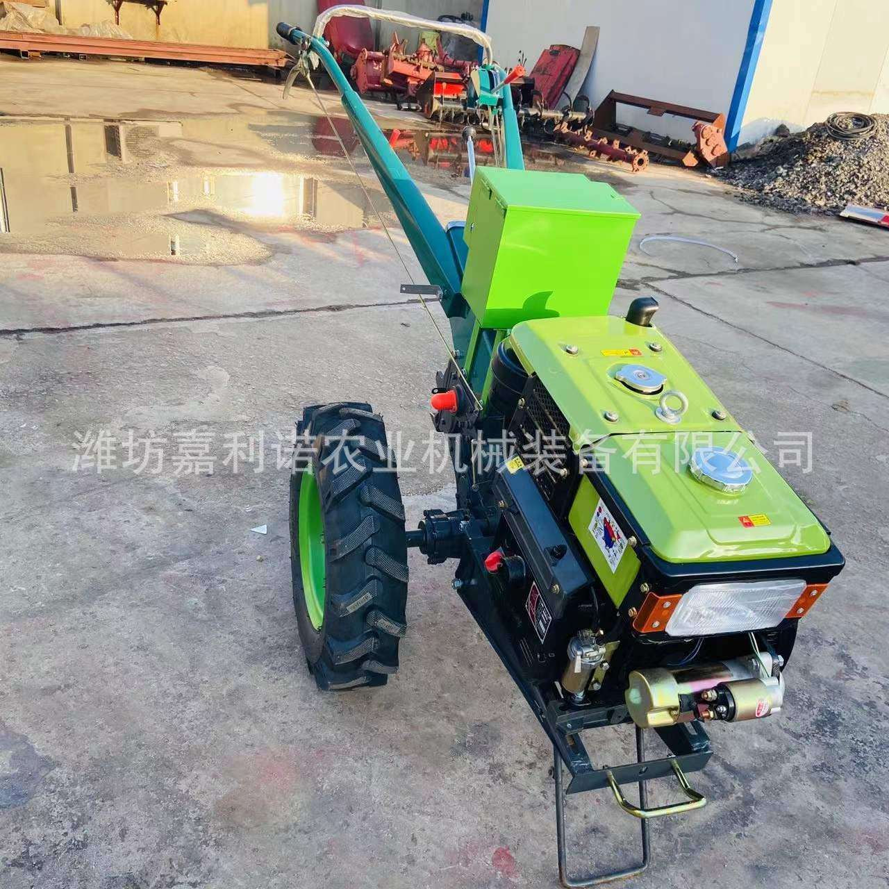 果园手扶旋耕犁地机 农用耕地拖拉机 水旱两用拖拉机带不同配件