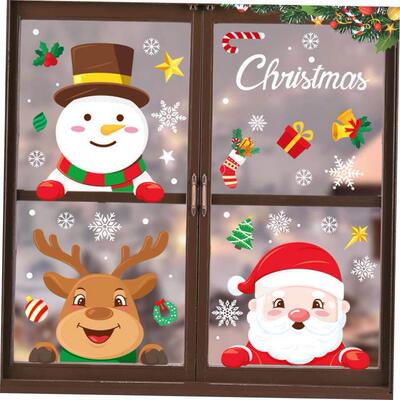 Christmas Decoration Christmas Tree Old Man Snowman Snowflak