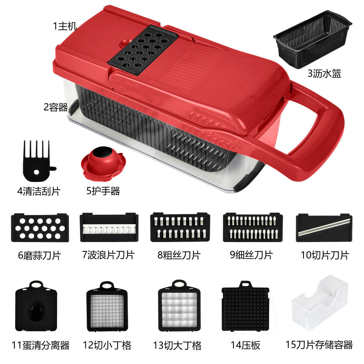 厨房切菜神器多功能切丁器切丝器刨丝器切片器餐厨用品