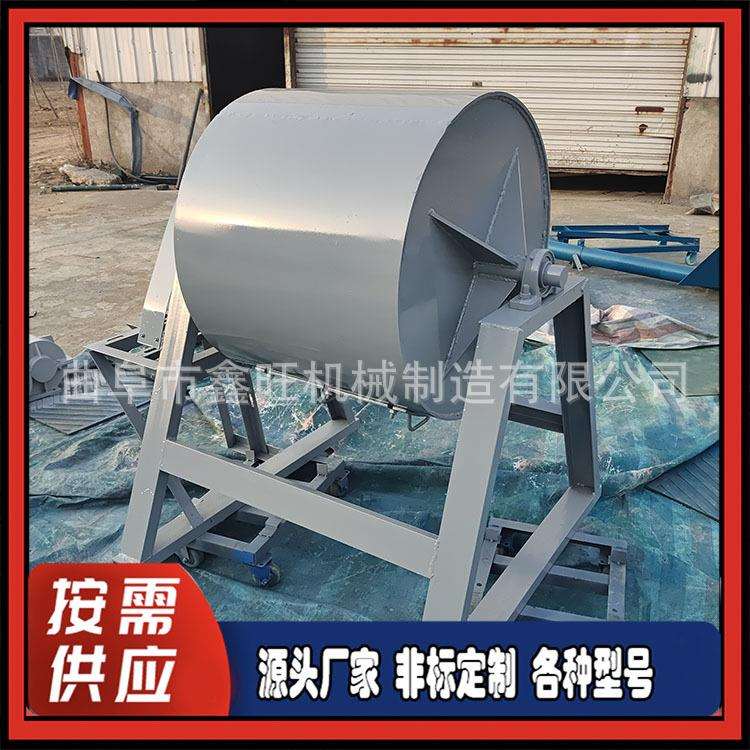 旺旧零件除锈研磨机204鑫大型火烧铁角干磨机500升六滚筒抛光机