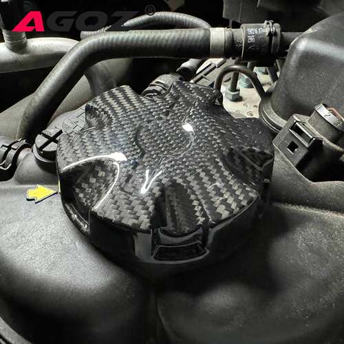 适用于宝马X3X5X4M3M42系3系4系5系改装碳纤维防冻液水壶盖