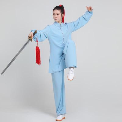 正品武云太极拳服女服服式新式太极拳服练习服男式春武术表演夏装