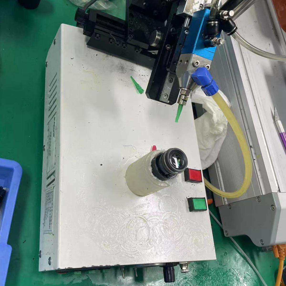 望远镜调焦手轮 镜头调焦电动刷油 润滑阻尼油脂 半自动设备