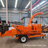 柴油树枝粉碎机移动式 园林绿化碎枝机电动苗圃林场枝条粉碎机大型