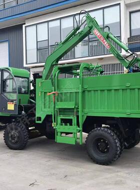 山东 改装四不像垃圾转运自卸车 垃圾收集清运车 加装抓木机