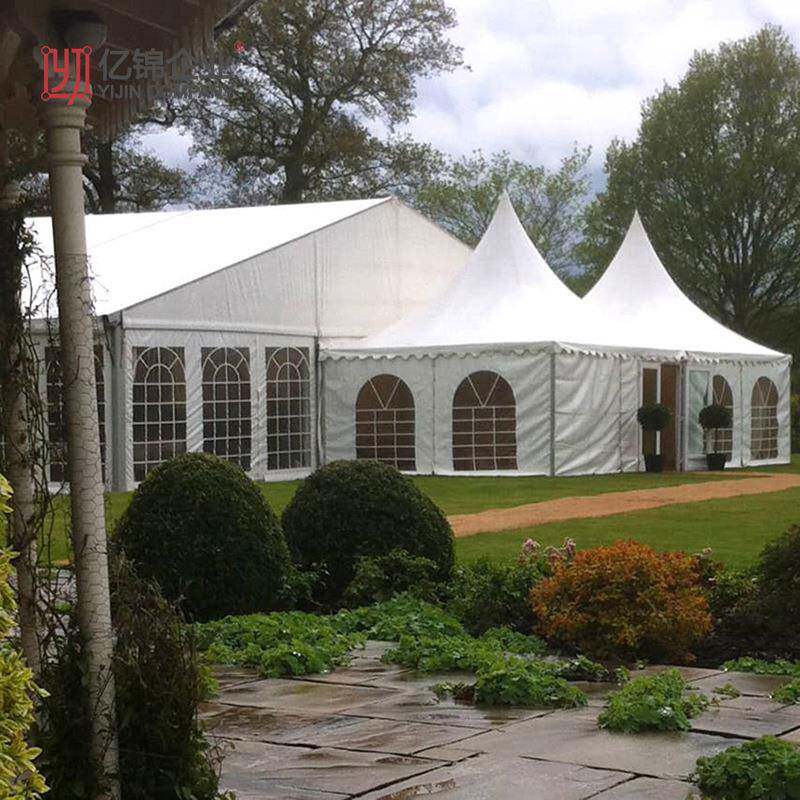 户外欧式铝合金婚礼婚庆篷房双峰尖顶晚宴派对活动棚weddingtent