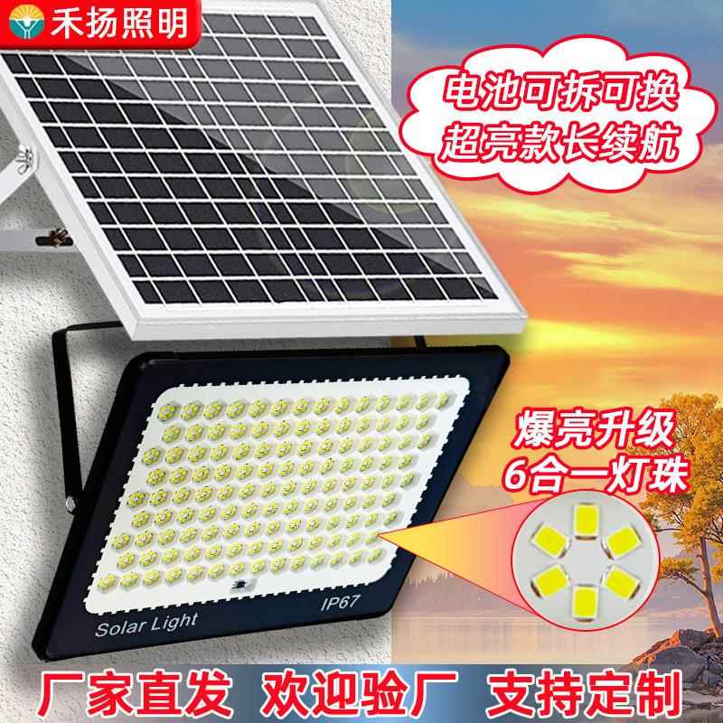 户外爆亮款工程款led大功率路灯家用室内照明灯太阳能户外庭院灯