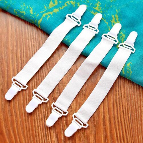Creative and Practical Non-slip Bed Sheet Fasteners (Set of