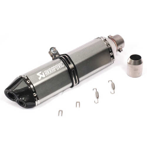 跑车350r25天蝎r3排气管小摩托600改装/250六角永黄龙源通用忍者