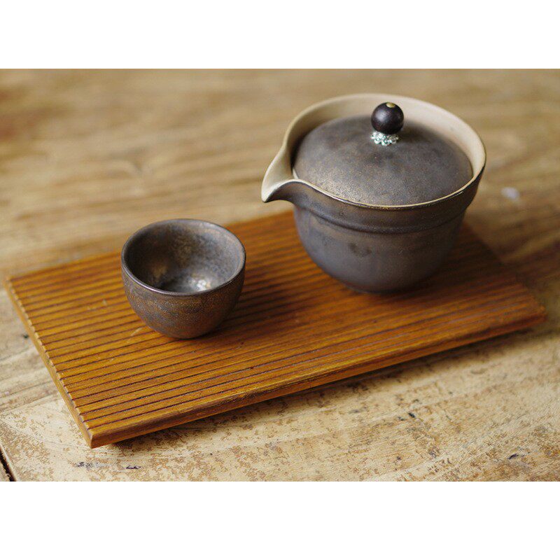 直纹木托盘重竹干泡茶盘餐盘家用糕点盘披萨板小型茶盘