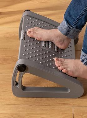 脚可调节脚办公室垫垫放脚踩脚搁脚凳工位踏脚凳脚蹬91360桌下脚托