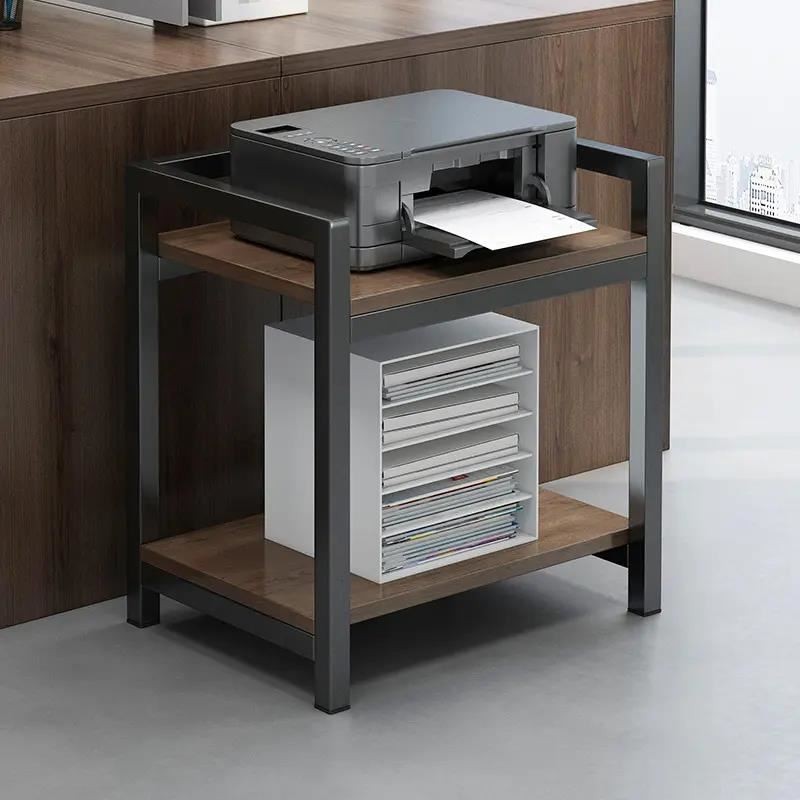 打印机专用桌子落地台式机放置多功能架子移动办公室电脑主机托架