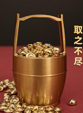 财进宝沙0001金实金元宝金条新年过年客厅聚宝盆桌招面心装饰道具