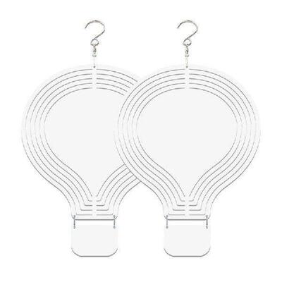 2Pcs 10Inch Sublimation Wind Spinner Blank Sublimation
