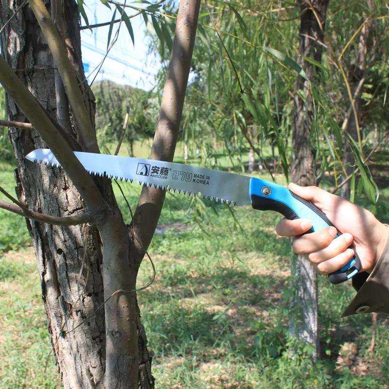 安藤锯木手工具 AT-270BSH小齿手锯 修枝锯 省力园林园艺