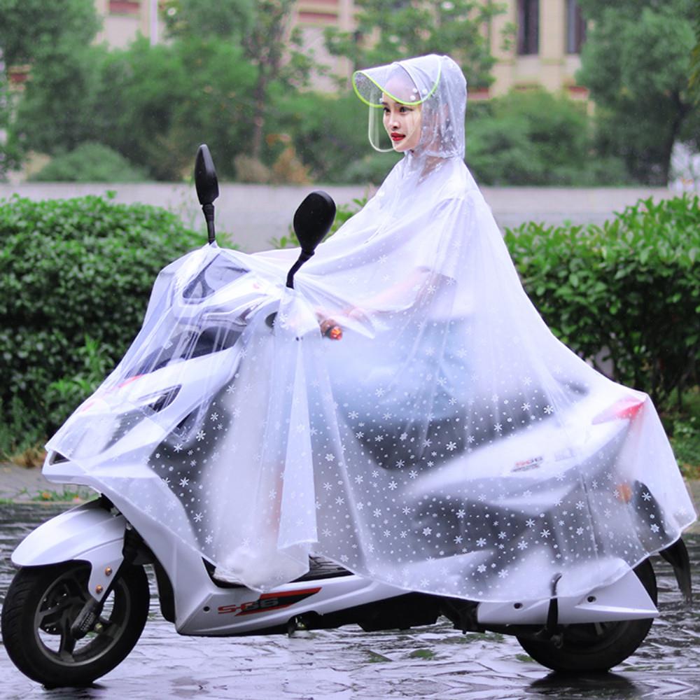 雨衣电动男电动车女单人骑行加大长版全身防暴雨透明2024新款雨披