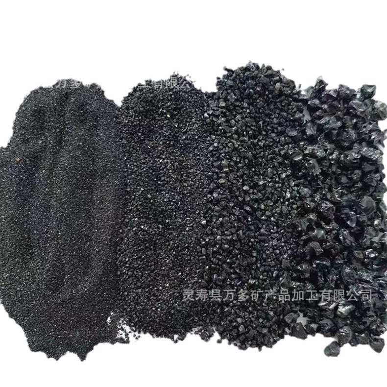 厂家供应水泥灰地坪用金刚砂骨料耐磨地坪金刚砂铜矿砂黑色金刚砂