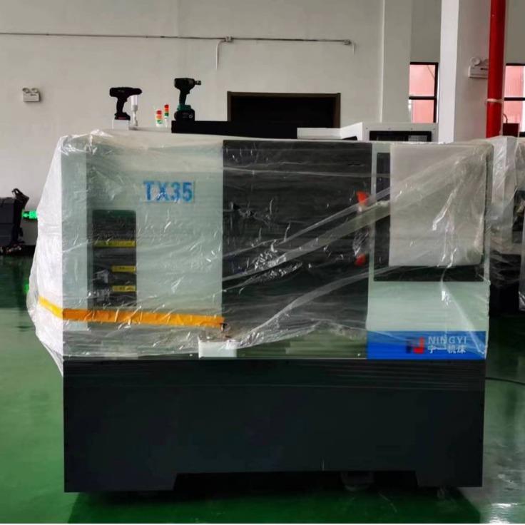 宁一TX35D机床斜床身机床线轨联体床身斜导轨数控车床通用