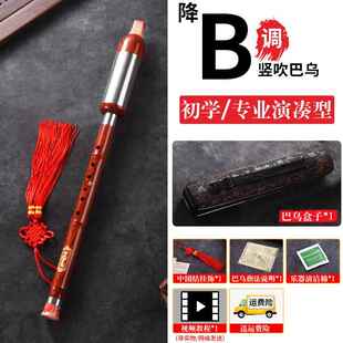 正品百脂小诺竖吹巴乌乐器学生红c调树彷木葫芦丝横吹f调专业演奏