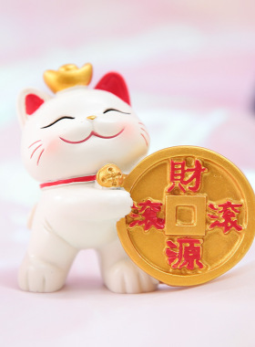 招财猫卖好寓意前台收银装饰摆件