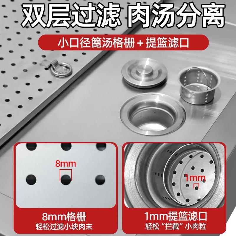 卤肉熟分卤拣台不锈钢面框案子卤煮菜卤味晾食肉卤货厚控加YXP油