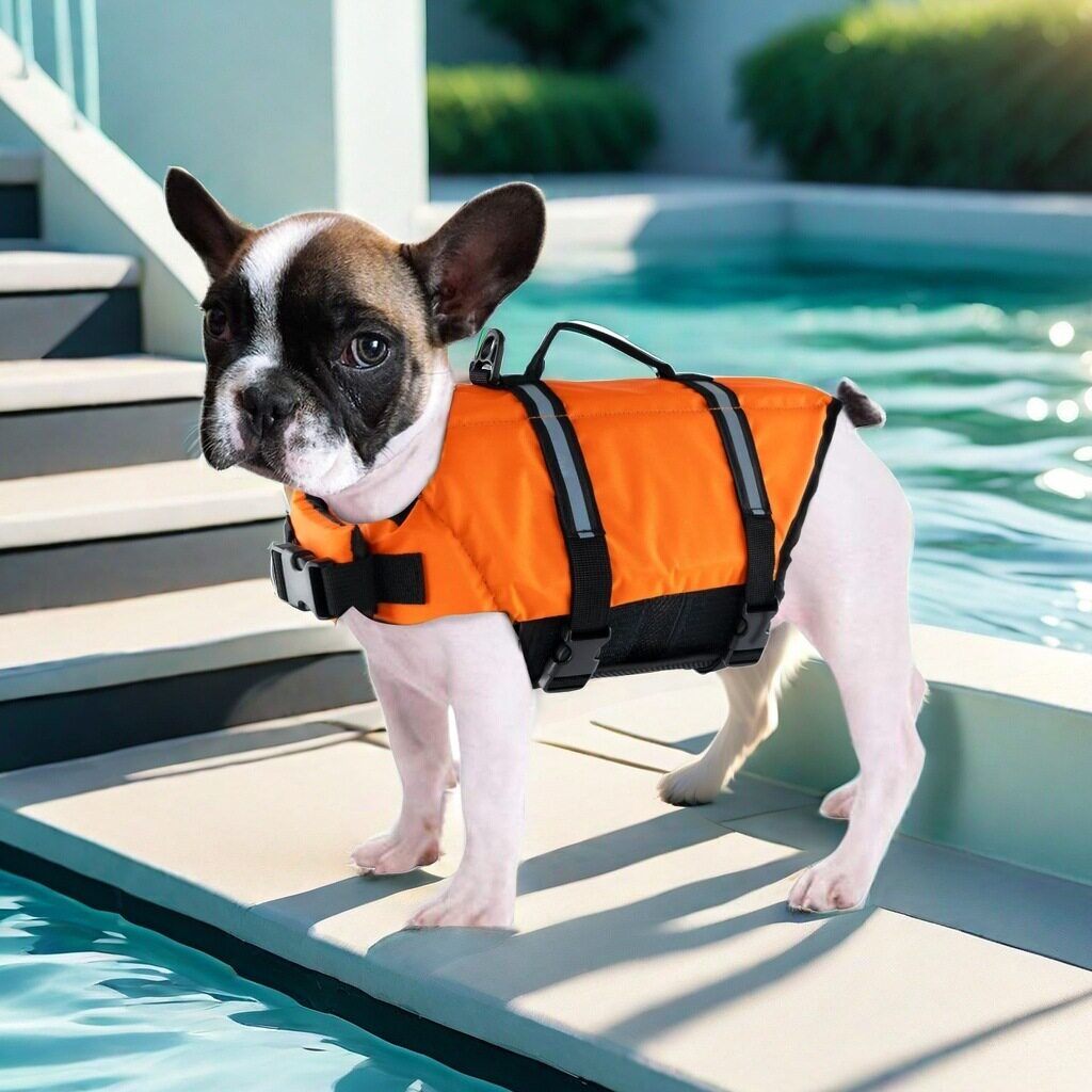 狗狗救生衣 宠物游泳衣 服夏季柴犬泰迪小中大型犬玩水大浮力背心