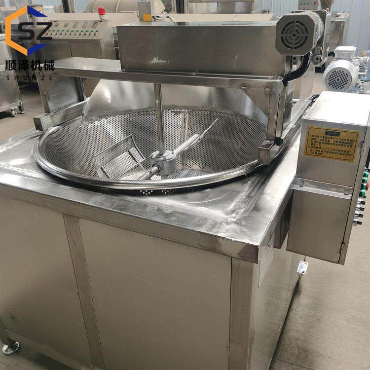 1000型酒鬼花生油炸机豆腐卷油炸机顺泽电加热兰花豆油炸机