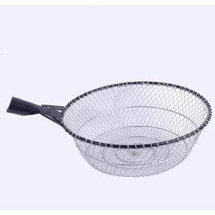 手工漏勺板栗筛网大号铁丝板栗漏勺纯手工编织大漏网打捞网过滤网