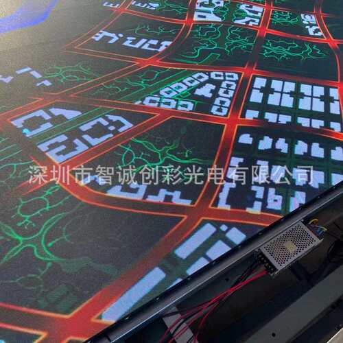 LED数字沙盘屏 led显示屏全彩室内多媒体电子互动房地产展厅屏