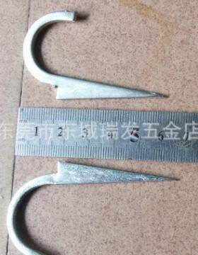 出口装加厚4分镀锌水管钉DN15MM喉钉防盗网尖/每盒100PCS装
