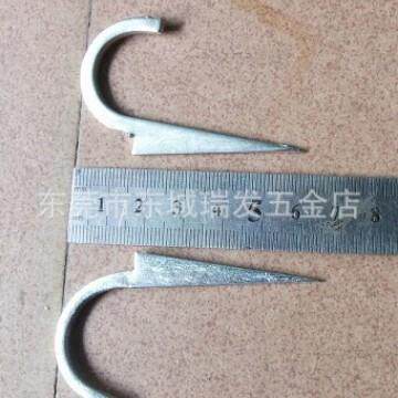 出口装加厚4分镀锌水管钉DN15MM喉钉防盗网尖/每盒100PCS装