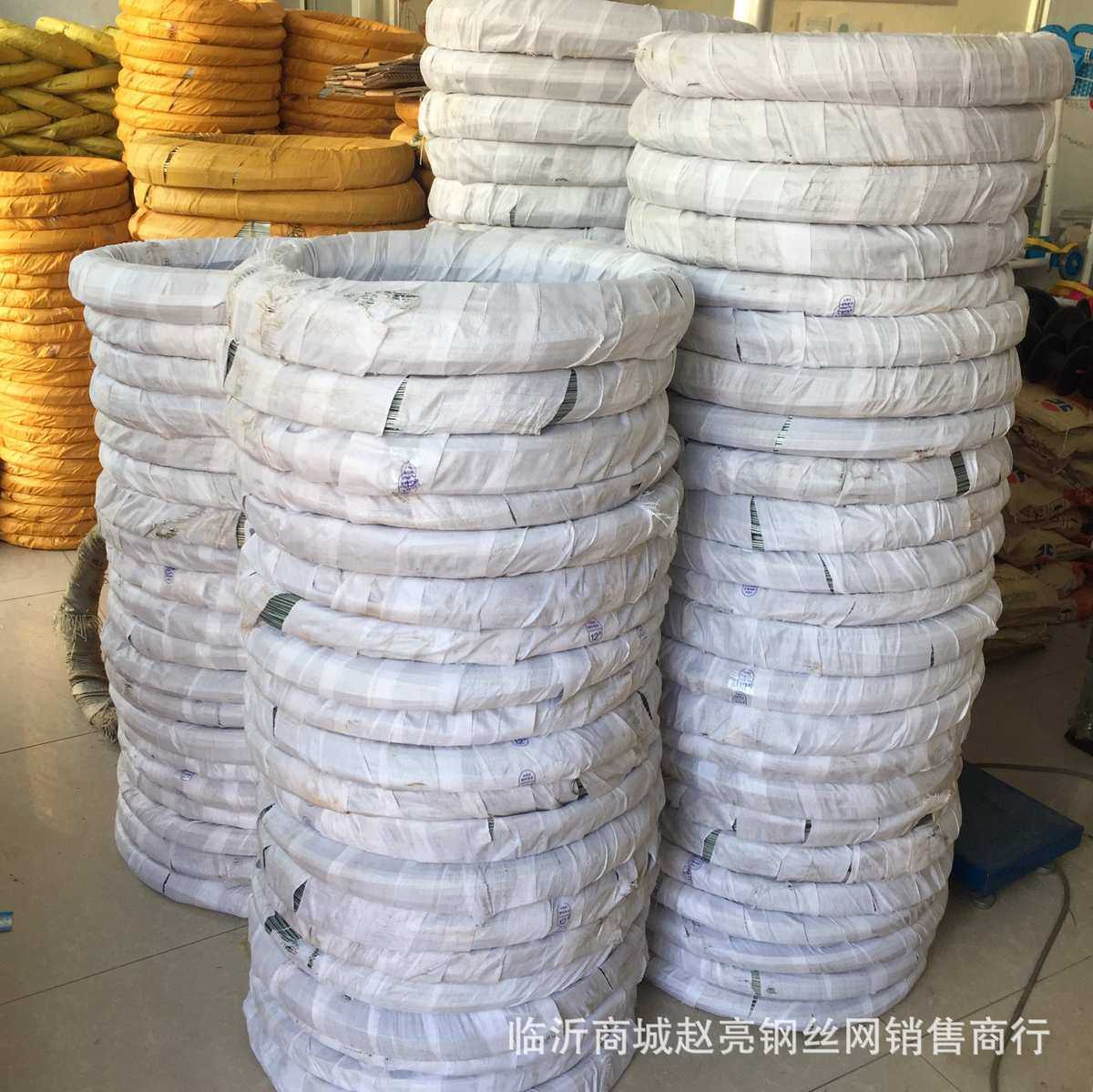 厂家批发 山东临沂现货供应14号镀锌铁线冷镀锌铁丝 扎丝