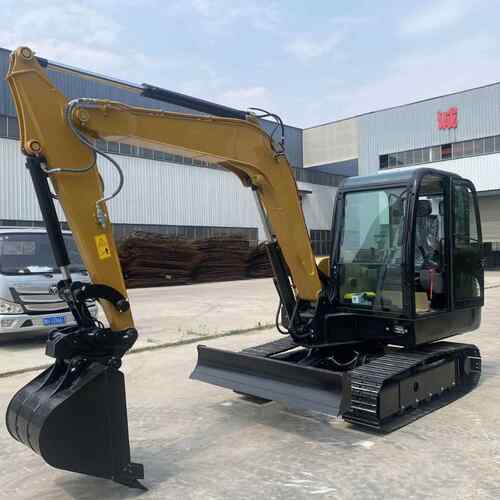 源头厂家中小型履带式挖掘机HT60建筑施工挖土机市政工程挖沟机