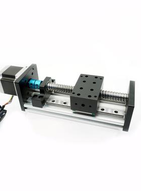 GX80宽直线滑台导轨工作台HBX1204-100行程可选择线性模组滑台