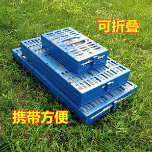 帆布籠訓(xùn)放籠 信鴿用品 領(lǐng)航折疊籠 配對(duì)籠 鴿子腳環(huán) 鴿具 放飛籠