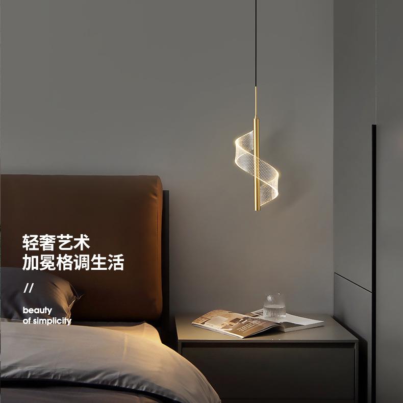 家用卧室餐厅灯书房简约现代创意个性轻奢吊顶吊灯led北欧设计感