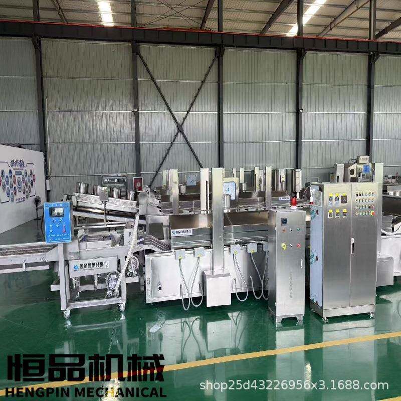 薯片薯条生产流水线 商用大型肉制品加工设备全自动油炸生产线