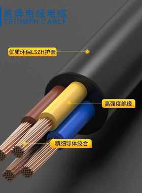 芯牌多芯10电缆-.芯胜0平方f -控制线柔性卤lszh2h03z1z15mm无